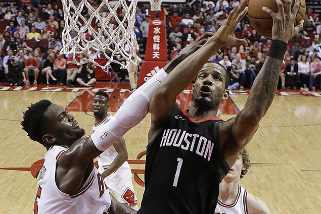 Rockets missing Harden blow by lowly Bulls to extend win streak to 10