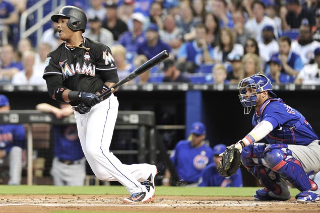 Marlins overcome Cubs in 17-inning marathon to give Derek Jeter first win as CEO