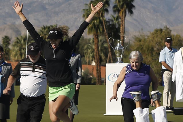 Major breakthrough for Pernilla Lindberg with ANA victory, her first tournament win in 250 starts