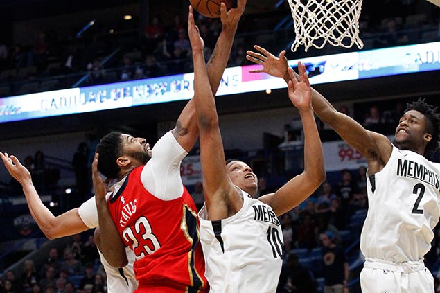 Pelicans clobber lowly Grizzlies to tighten grip on last spot in West playoff race