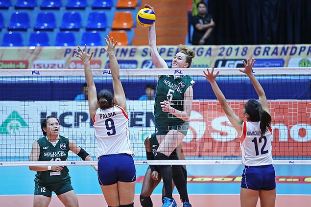 Sta. Lucia sweeps erstwhile unbeaten Petron in stunning PSL Grand Prix upset