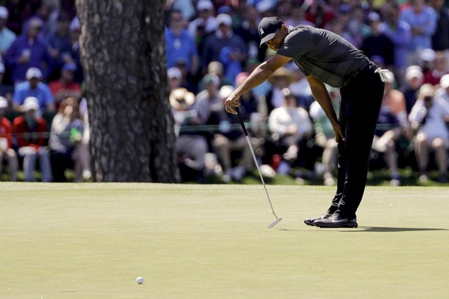 Tiger Woods has unspectacular opening round but still feeling good about chances at Masters