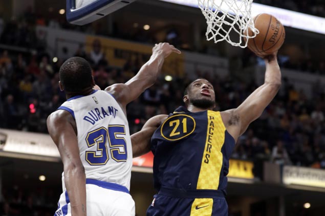 Pacers score season series sweep over the Warriors for the first time in six seasons