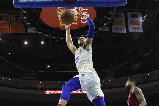 Embiid-less Sixers down Cavaliers to take No. 3 spot in Eastern Conference