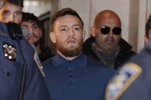 Conor McGregor released on US$50,000 bail after being charged with assault