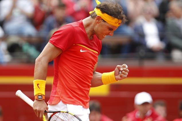 Rafael Nadal back after long injury layoff, levels Spain with Germany in Davis Cup quarters