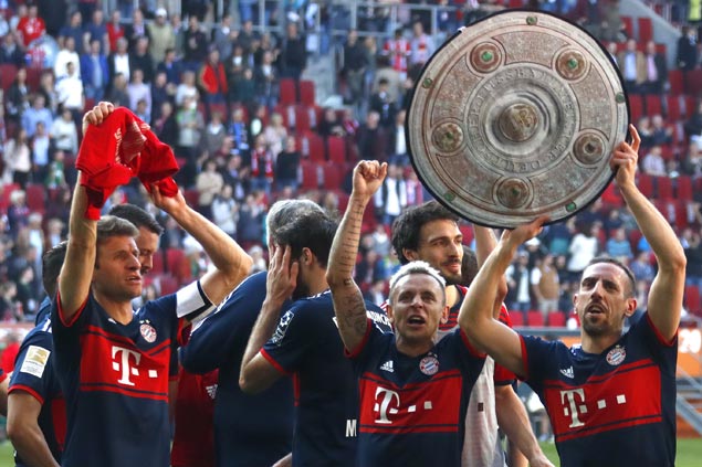 Bayern sets sights on Champions League, German Cup after bagging Bundesliga title with five rounds to spare