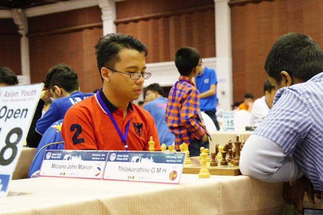 John Marvin Miciano bags gold in U18 of Asian Youth Chess Championship