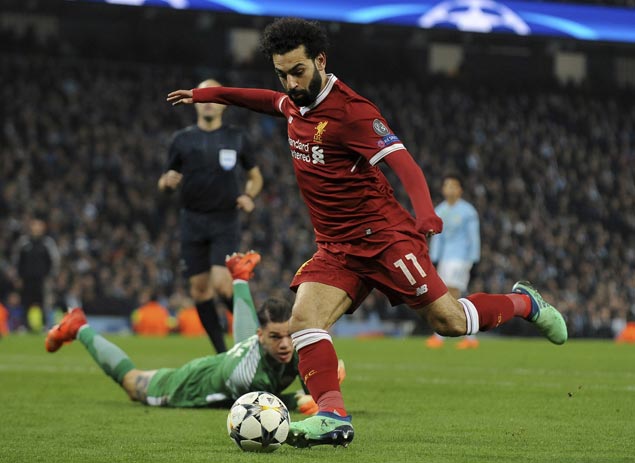 Mohamed Salah delivers killer blow as Liverpool finishes off City to gain Champions League semis