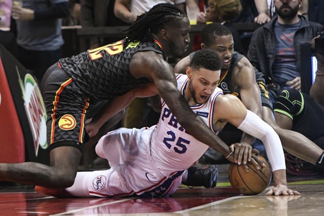 Sixers move closer to locking up No. 3 seed, down Hawks for franchise record 15th straight win
