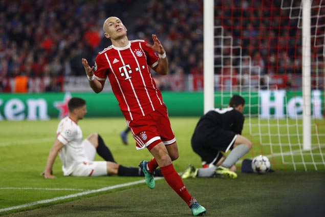 Bayern back in Champions League semifinals after scoreless draw with Sevilla