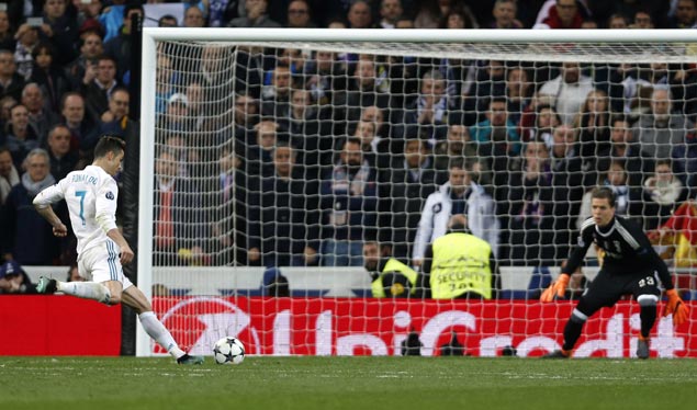 Cristiano Ronaldo penalty in injury time pushes Madrid past Juve and into semis on aggregate