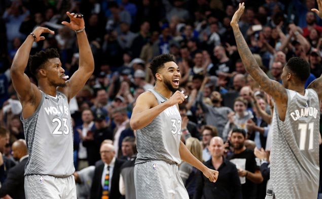 Wolves end NBA's longest-running playoff drought with win over Nuggets in final-day play-in game