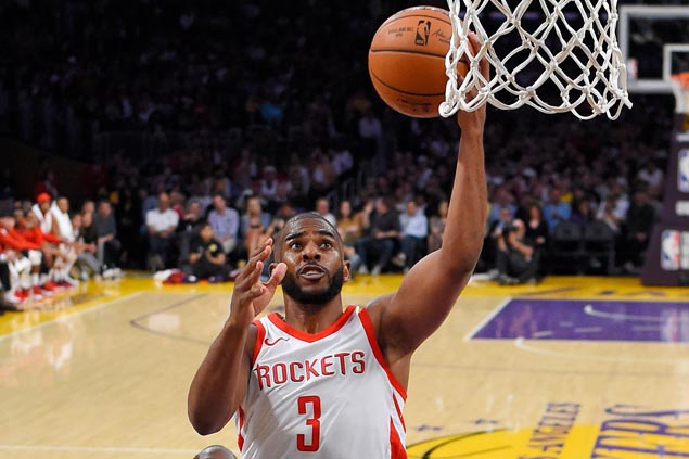 With Rockets, CP3 has chance to shake off years of playoff frustration