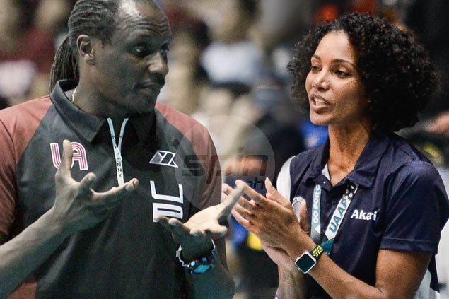 Coaches Gody Okumu, Air Padda spotted at Palarong Pambansa girls volleyball venue