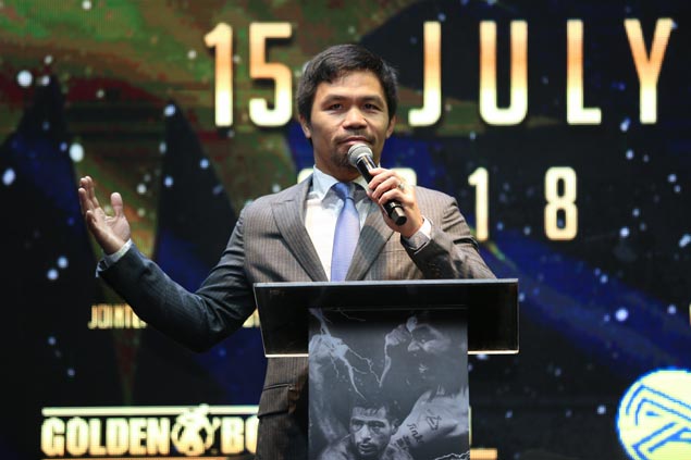 Pacquiao dreams of a farewell fight before home fans