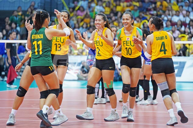 FEU Lady Tams eliminate Ateneo Lady Eagles, reach UAAP women's volley finals for the first time in nine years