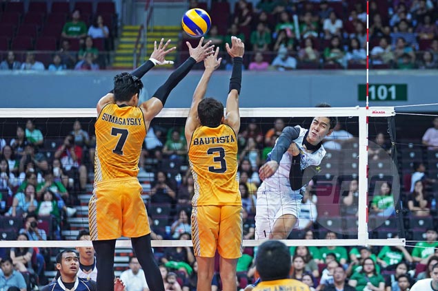 Bryan Bagunas powers NU Bulldogs past UST Tigers and into UAAP volleyball finals