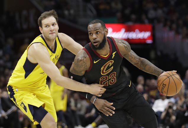 LeBron nails triple at the buzzer as Cavs nip Pacers to move closer to East semis