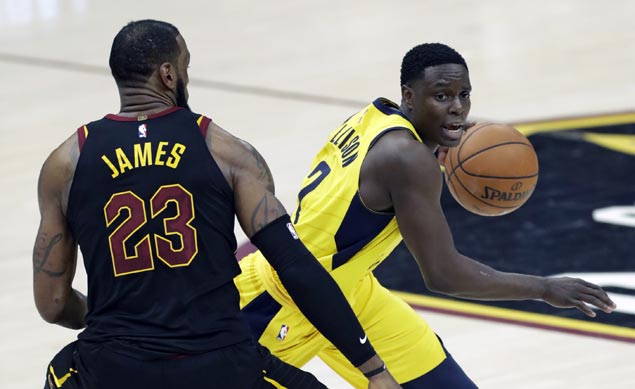 As Pacers fume, LeBron insists: 'Of course I didn't think it was a goal tend'