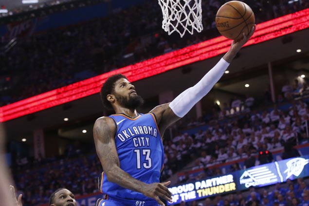 Paul George glad to see Thunder finally come together to stun Jazz, avoid elimination