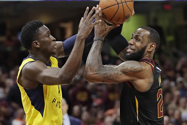 NBA admits referees missed goaltending call on LeBron James late block in Game 5