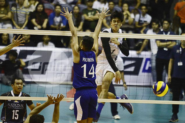 NU Bulldogs clobber Ateneo Blue Eagles to move a win closer to UAAP men's volleyball crown