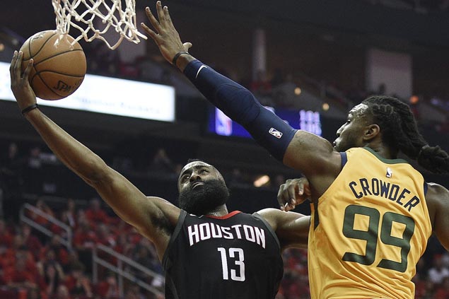 Rockets race out to huge lead and sail to victory over Jazz in opener of West semis
