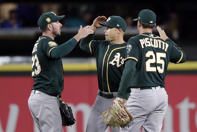A’s rally to victory as M’s bullpen blows lead after James Paxton strikes out MLB-high 16