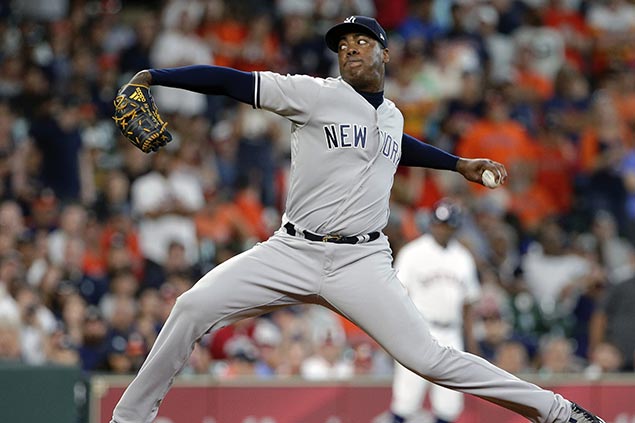 Aroldis Chapman fans Jose Altuve to cap Yankees thrilling win over Astros
