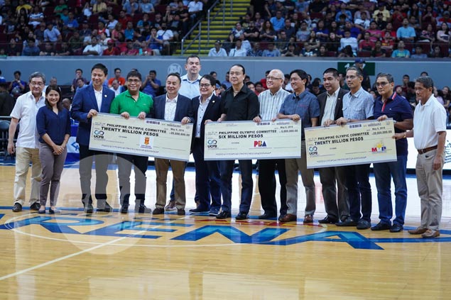 Rival MVP, San Miguel groups team up, donate P20M each for PH athletes' training