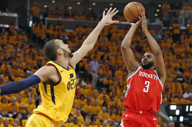 Chris Paul takes charge as Rockets rip Jazz to close in on Western Conference finals