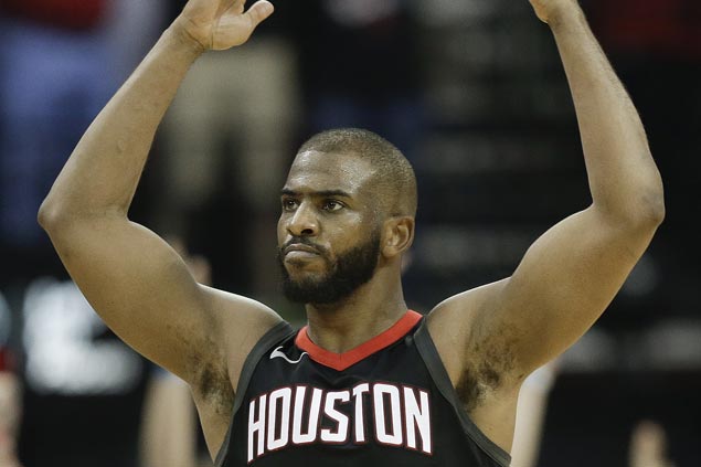 Harden lauds CP3 after Game 5 heroics: 'He put us all on his back and said, ‘I got us''