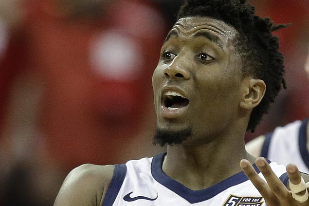 Donovan Mitchell disappointed with loss, but glad pal Chris Paul has finally gotten over playoff hump