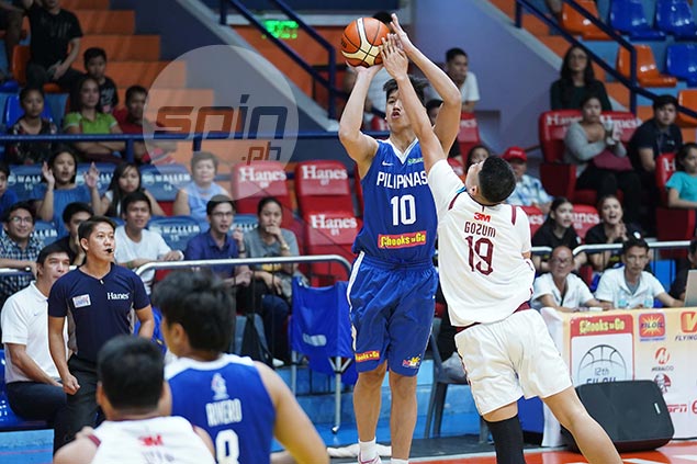 Gilas prospect Carl Tamayo, 17, turns heads as he holds ground against Akhuetie and Co.