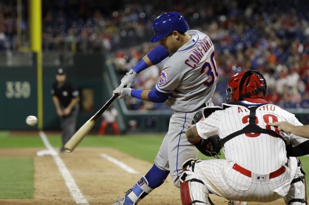 Michael Conforto hits ninth-inning home run to lift Mets over Phillies