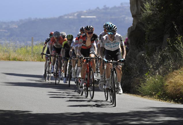 Team Sky powers Egan Bernal to stage victory and overall lead in Tour of California