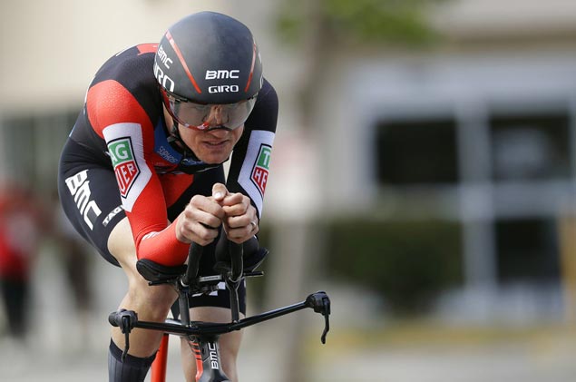 Tejay van Garderen tops time trial to take Tour of California overall lead
