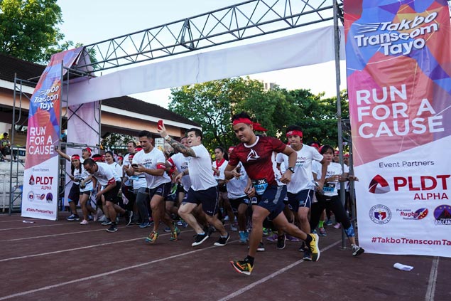 Over 1,000 runners take part in Takbo Transcom Tayo charity race