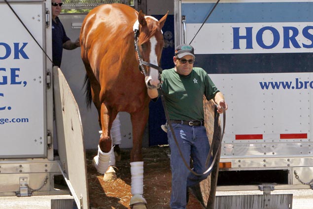Bob Baffert confident Justify can complete Triple Crown but says they still ‘need racing luck’