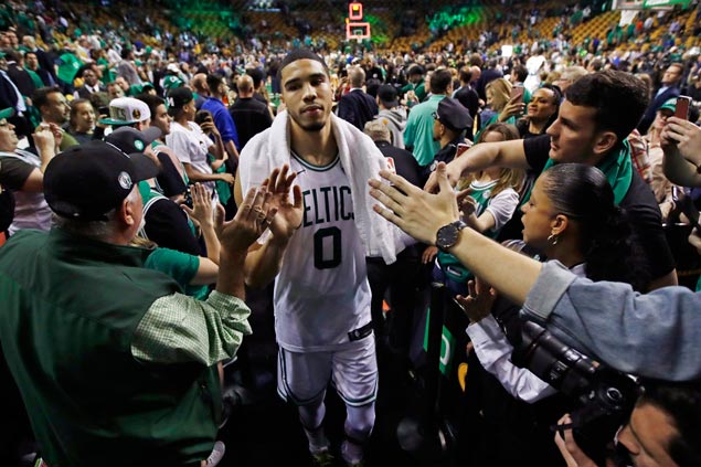 As LeBron's Cavs hit wall, young turks Tatum, Brown tilt balance in Celtics' favor