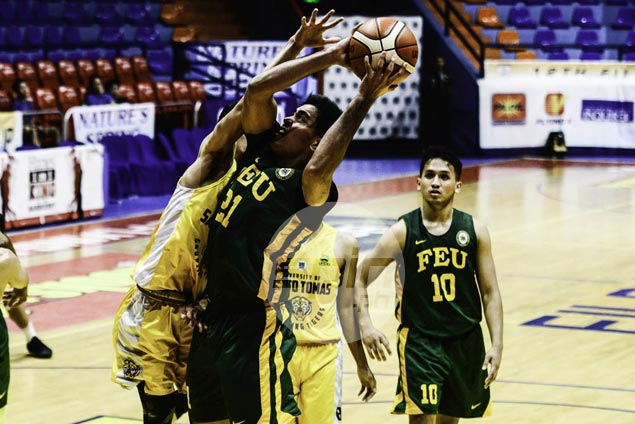 FEU Tamaraws overcome UST Tigers' upset bid to sustain sizzling Filoil Cup run