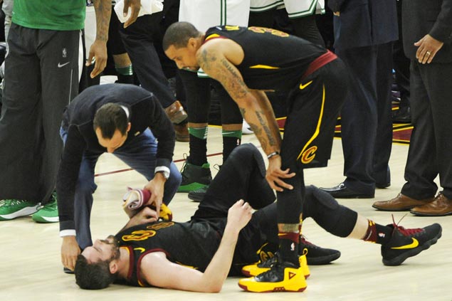 Kevin Love placed in concussion protocol, out for East title series finale