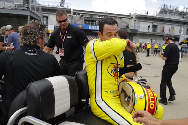 Near-record heat takes toll on drivers and fans at Indianapolis 500