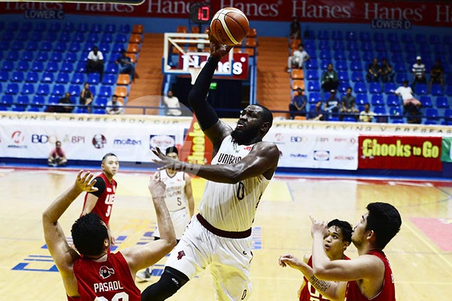 Bright Akhuetie double-double powers UP Maroons past UE Warriors for fifth straight win