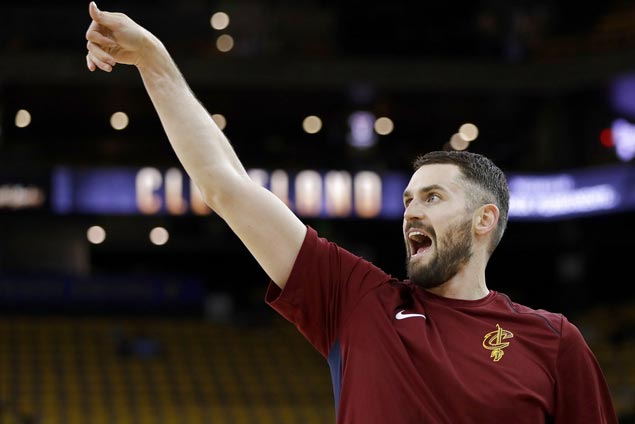 Kevin Love spared suspension for leaving bench during late-game Cavs-Warriors altercation
