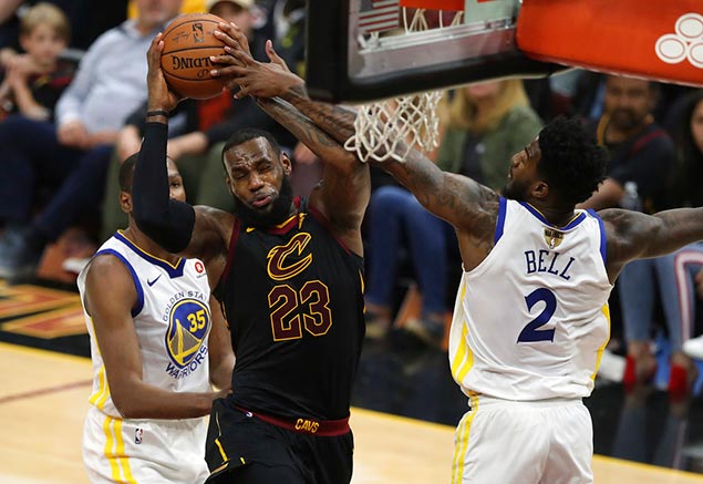 LeBron's triple-double not enough as Durant, Warriors move on verge of sweeping Cavs