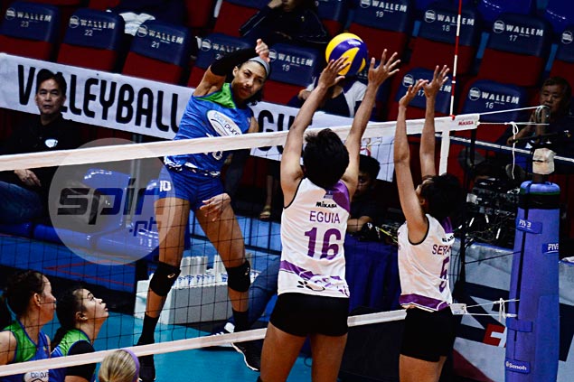 Janisa Johnson comes out firing as BaliPure-NU wins five-setter over Iriga-Navy