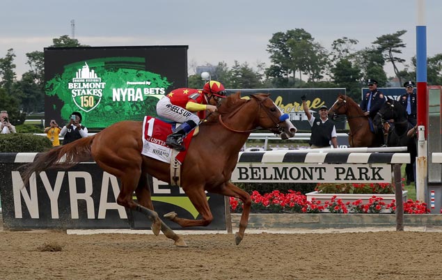 Justify tops Belmont Stakes to become 13th Triple Crown winner