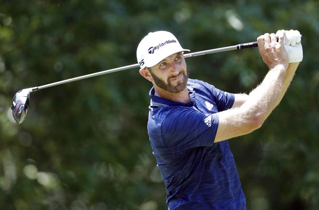DJ holes out for eagle from 170 yards to post six-stroke win and regain No. 1 spot